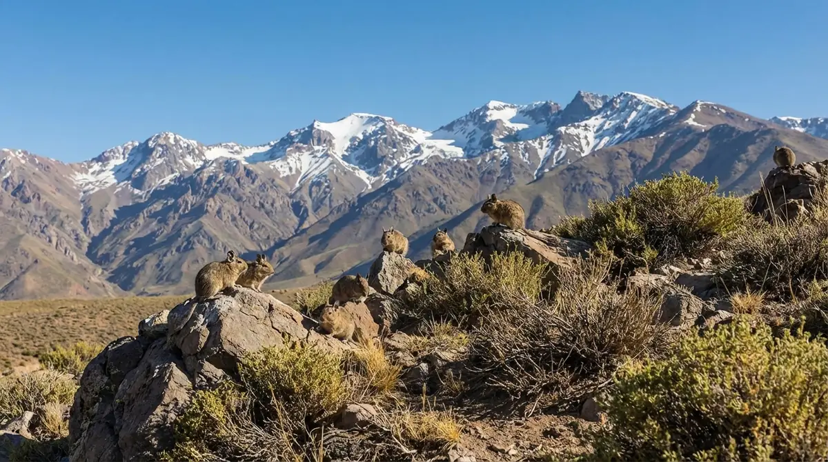 デグーの原産地は南米チリのアンデス山脈