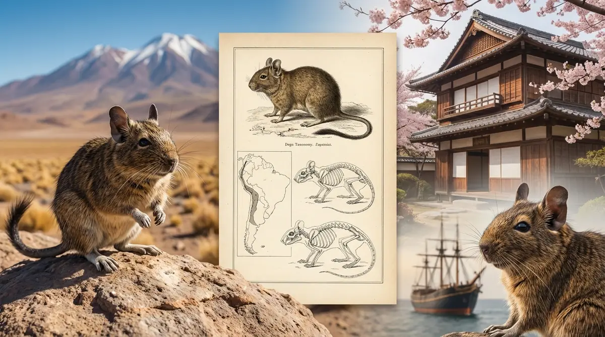 デグーとはどんな動物?分類と日本に来た経緯