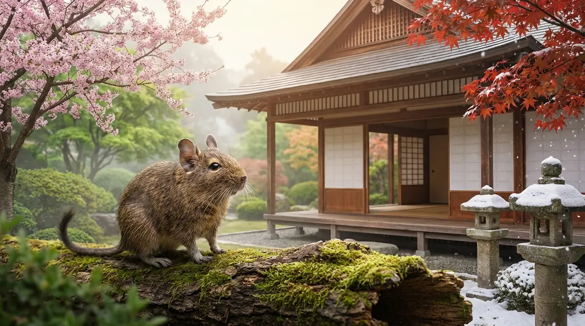 日本の気候とデグーの相性|飼う前に知っておきたいこと