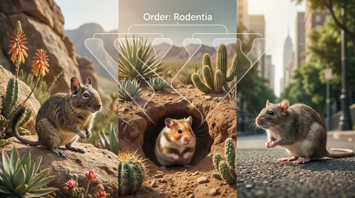 デグーとハムスター・ネズミは何が違う?分類で比較