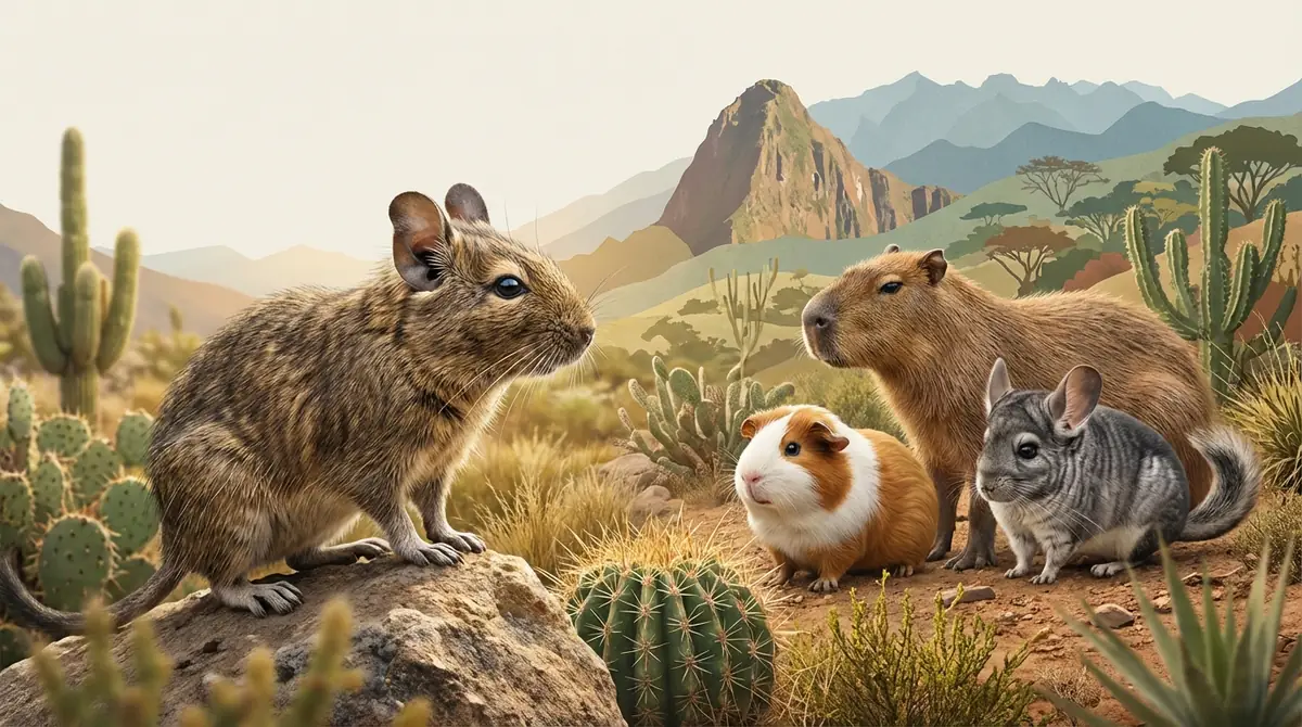 テンジクネズミ亜目とは?デグーが属するグループの特徴