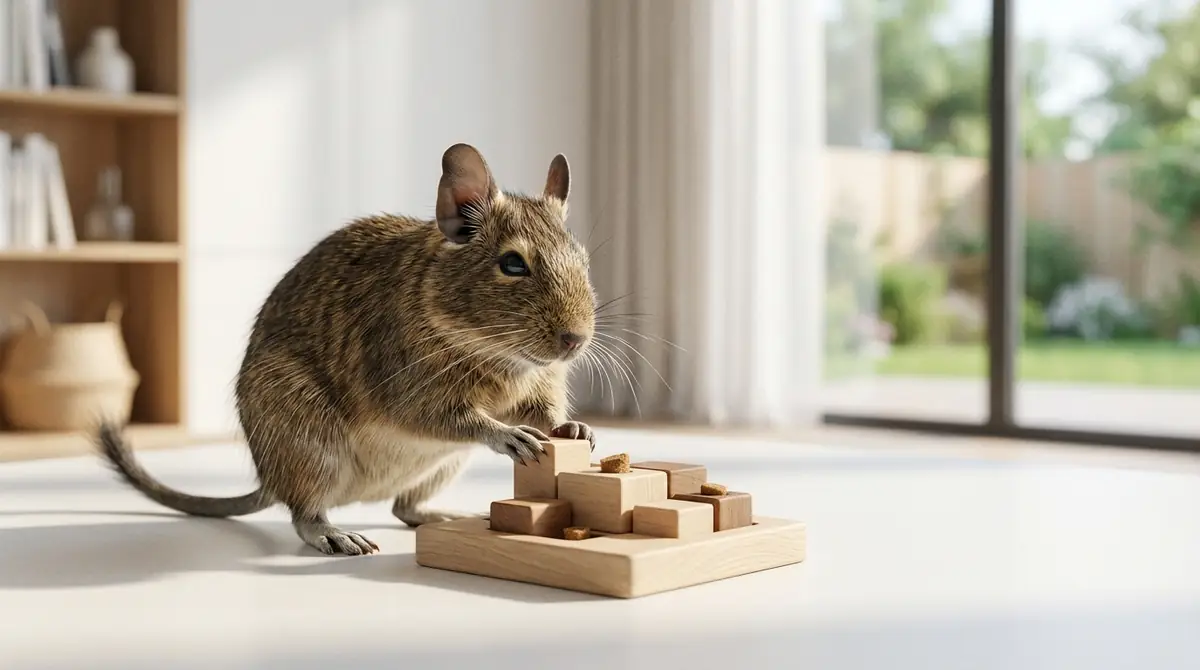 飼い主が実感するデグーの知能｜賢さエピソード5選