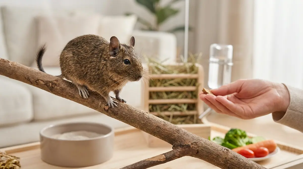 ノーマルアグーチのデグーを迎える前に知っておきたいこと