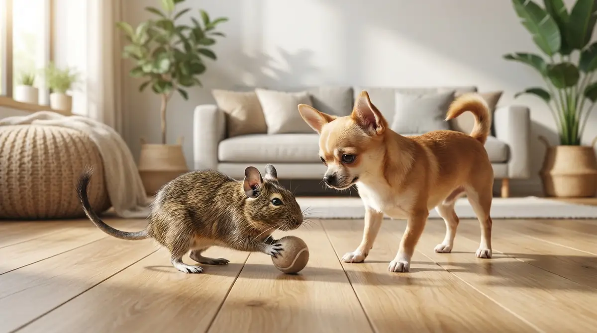 デグーの性格と行動｜「小さな犬」と呼ばれる理由