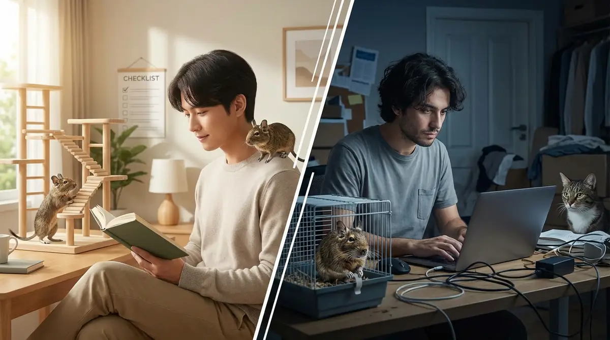 デグーが向いている人・向いていない人チェックリスト