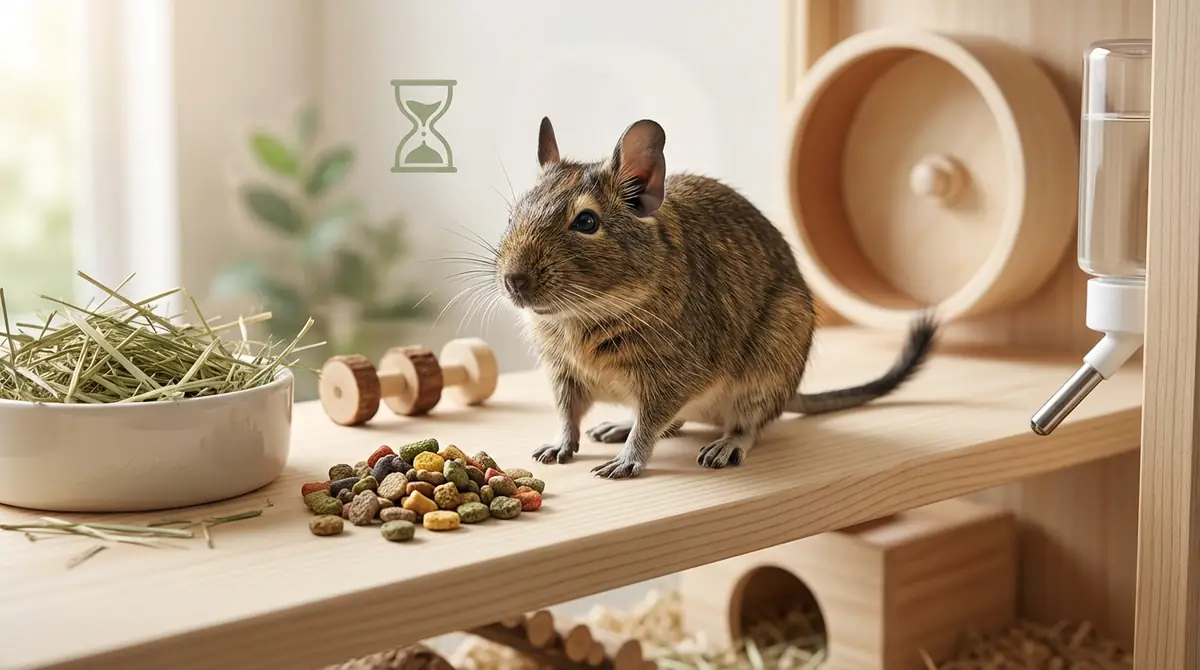 デグーの寿命を延ばす飼育のコツ5選