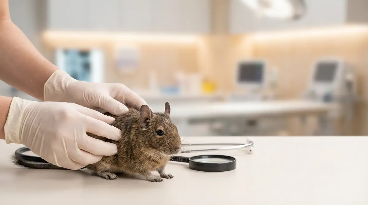 デグーの身体的特徴｜外見と健康チェックのポイント