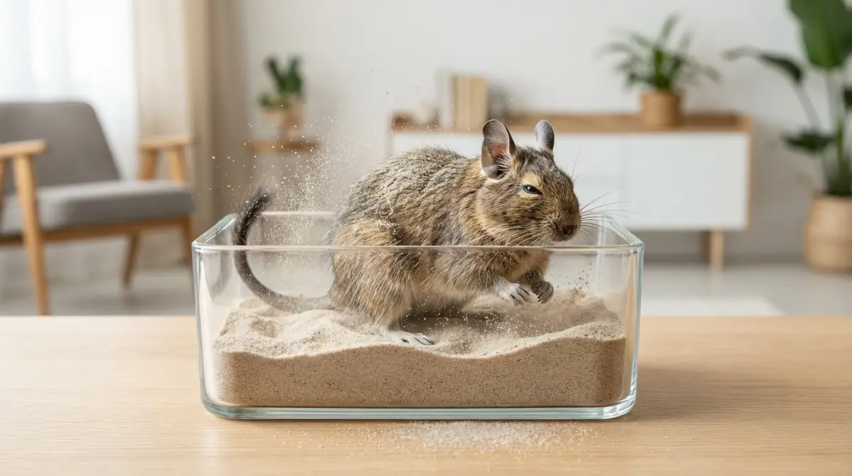 デグーに砂浴びが必要な理由【30秒で理解】