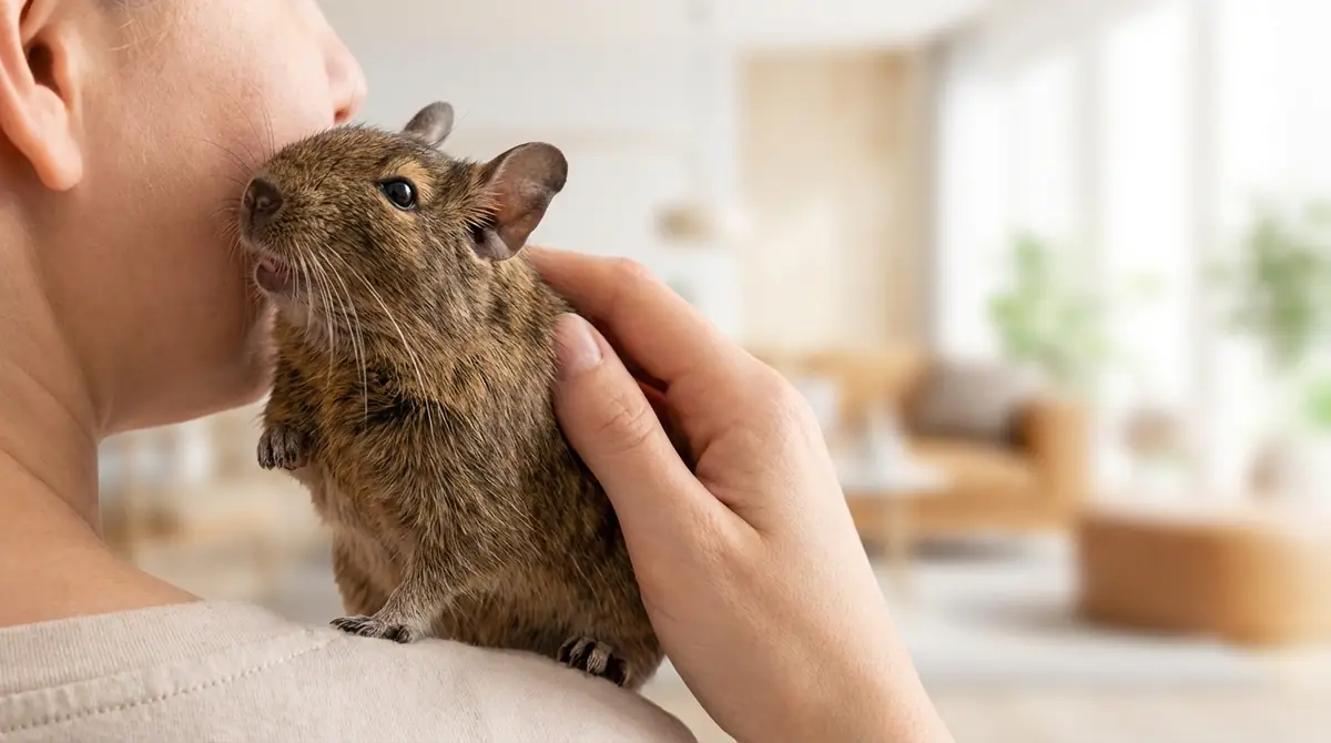 デグーが甘えの鳴き声を出す5つのシチュエーション