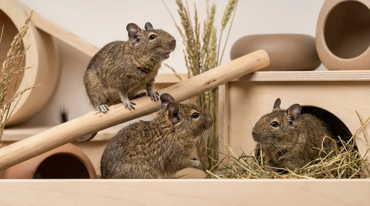 デグーの社会性と鳴き声｜高い知能の秘密