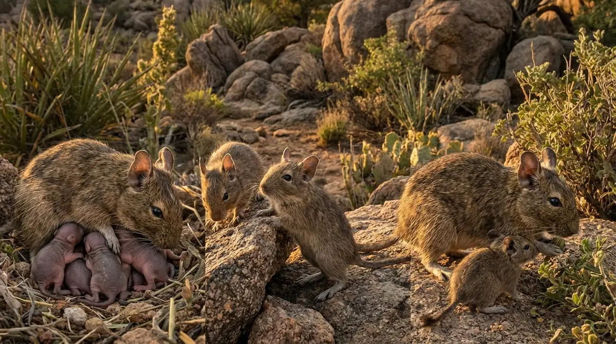 デグーの繁殖と成長｜ライフサイクル全解説