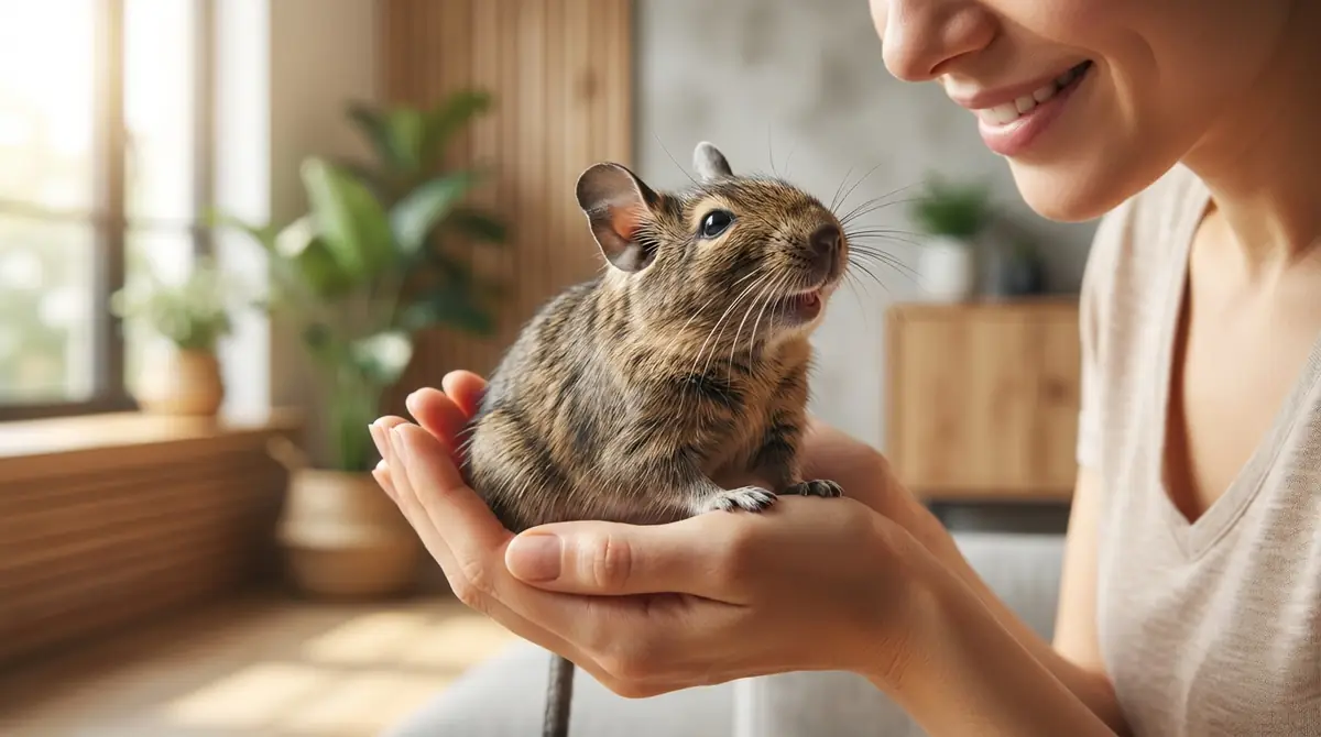 デグーに甘えの鳴き声を出してもらう3つのステップ