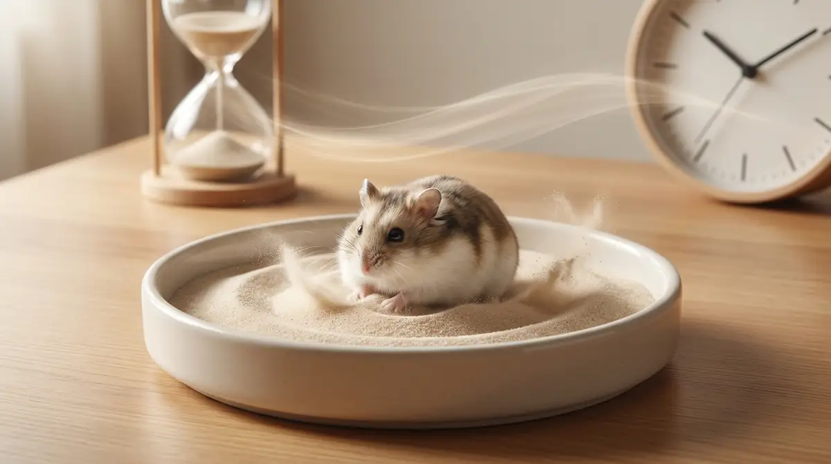 砂浴びの頻度・時間の目安