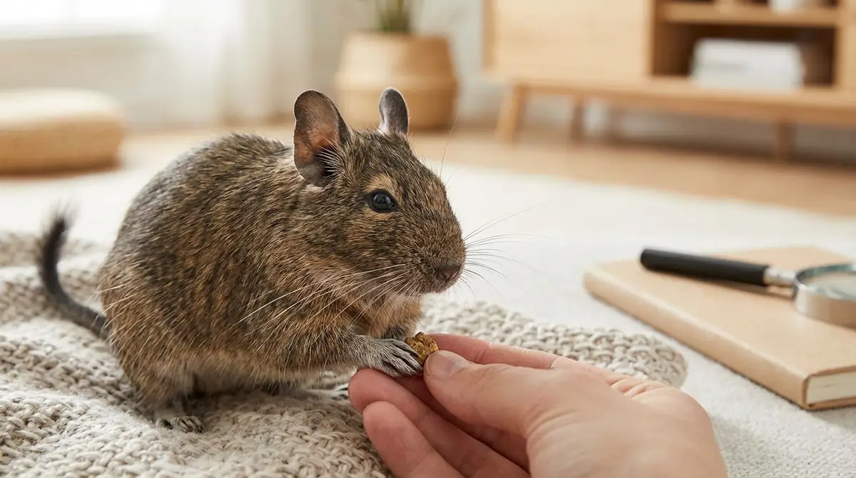 デグーは5歳前後からシニア期|今すぐ確認したい老化サイン3つ