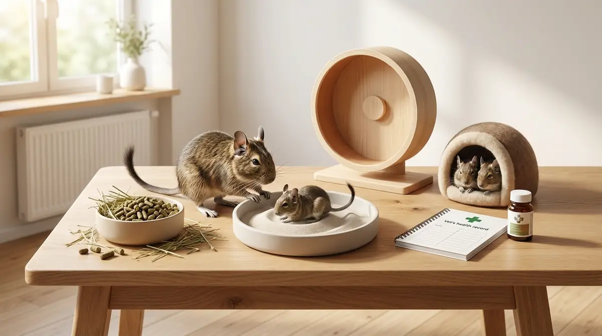 デグーの寿命を左右する5つの要因