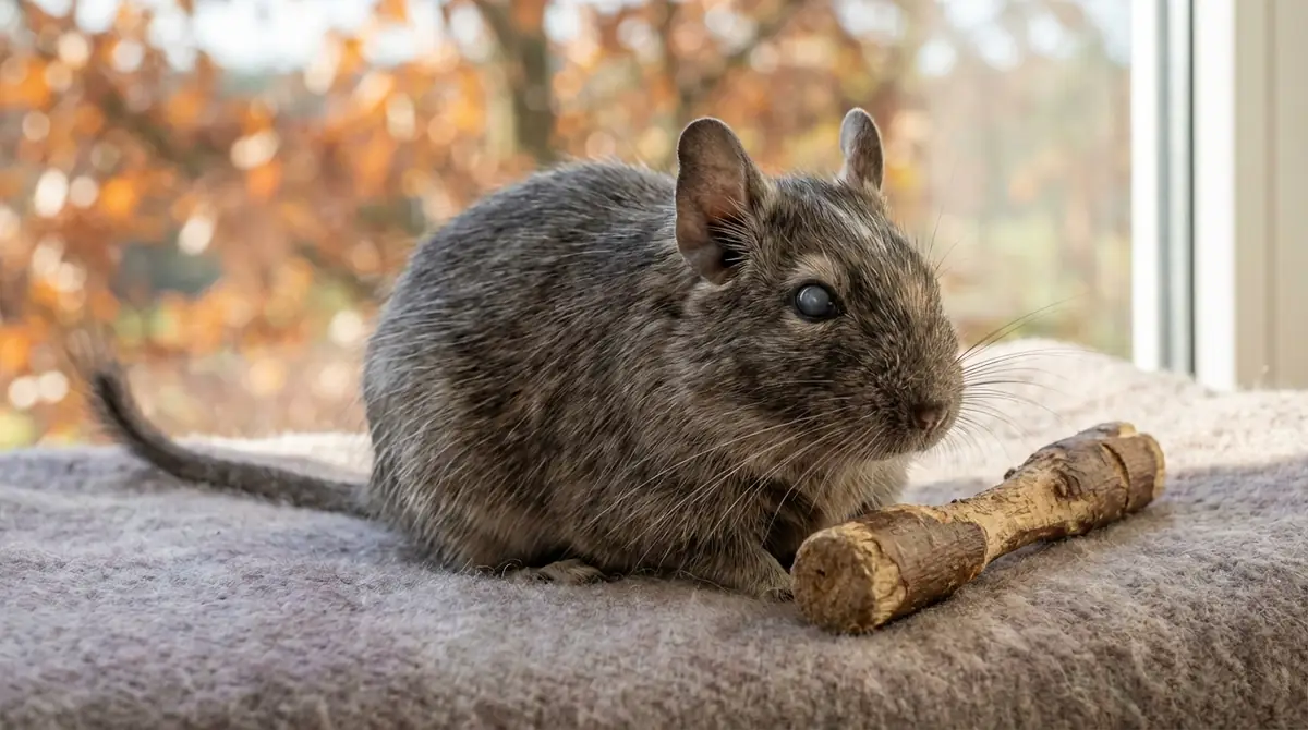 デグーの老化サインと寿命が近づいたときの見分け方