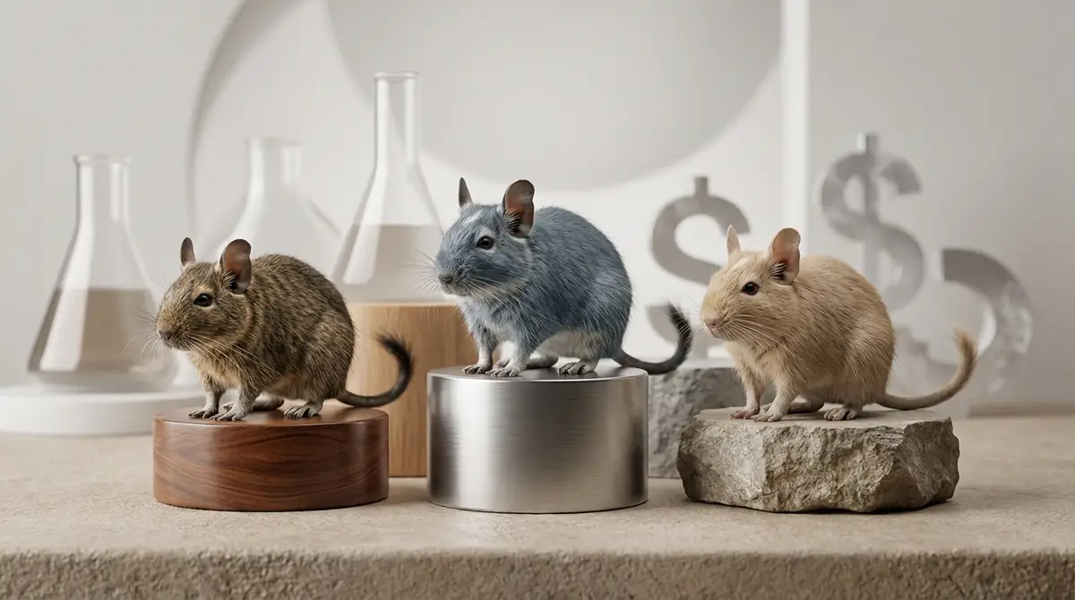 なぜデグーはカラーによって値段が違う？3つの理由