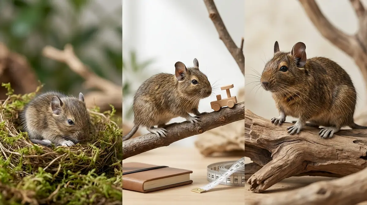 デグーの成長過程で知っておきたい基礎知識