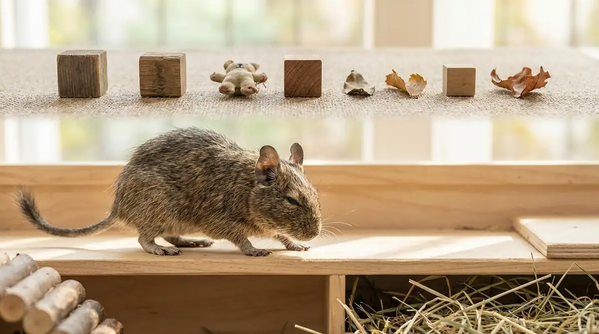 【行動面】デグーの老化サイン7項目チェックリスト