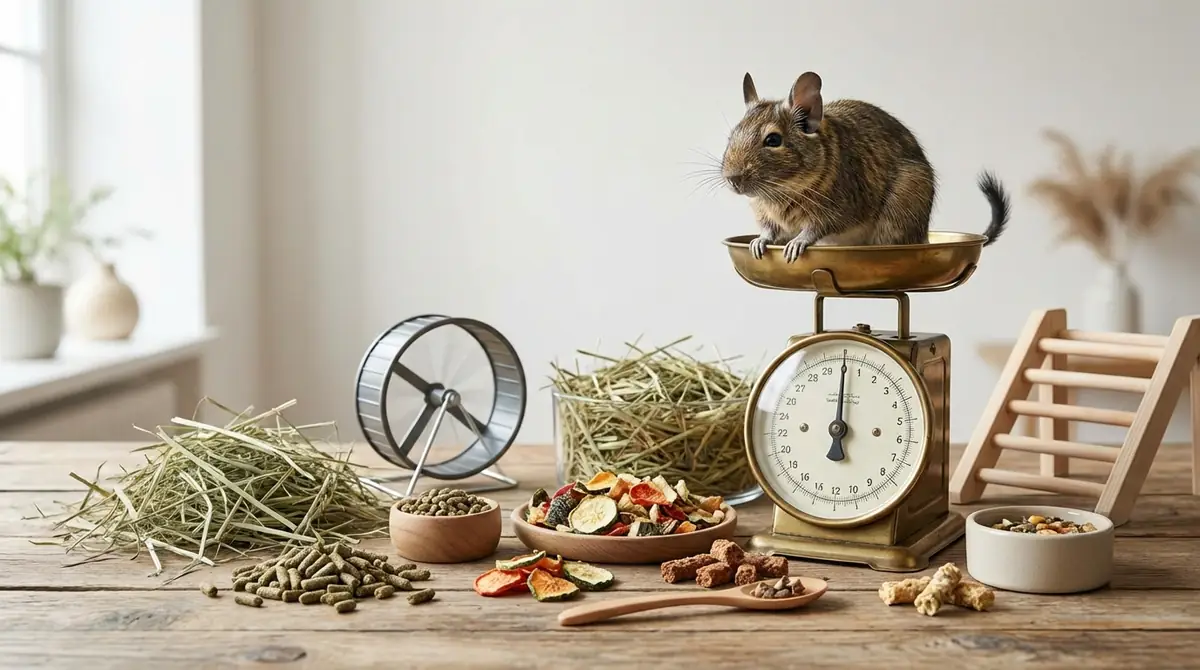 デグーの体重に影響する5つの要因