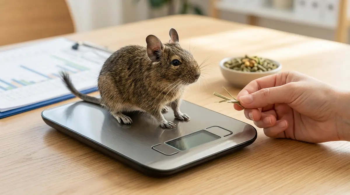 要注意！デグーの体重異常サインと対処法