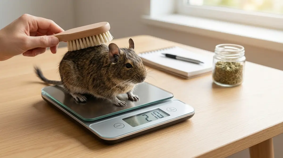 まとめ｜定期的な体重チェックで愛デグーの健康を守ろう