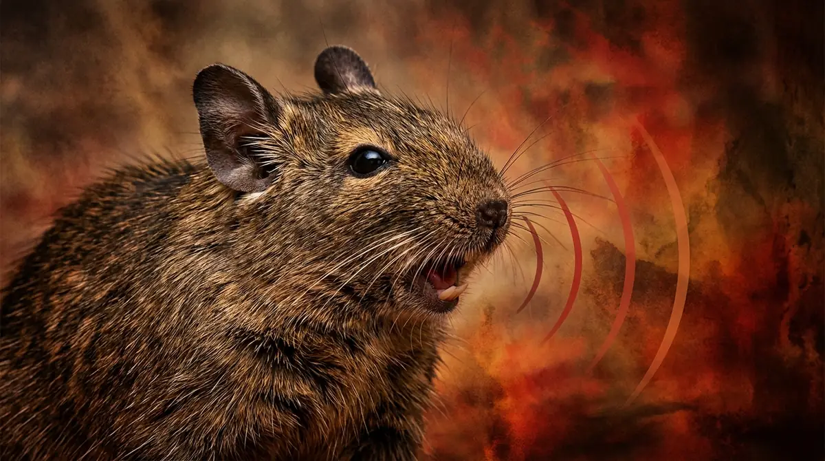 デグーが怒っている時の鳴き声は3パターン｜まず結論から