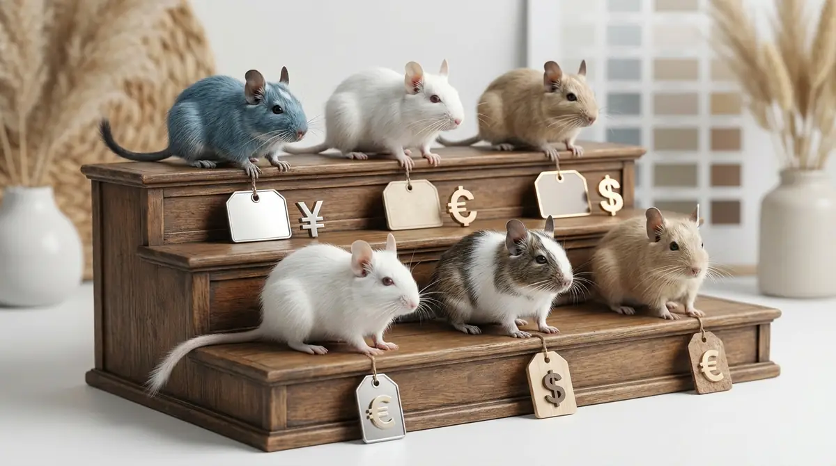 デグーのレアカラー価格相場|カラー別の値段目安