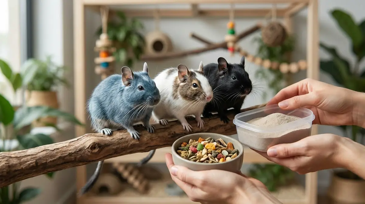 デグーのレアカラーを飼う前に知っておくべき注意点