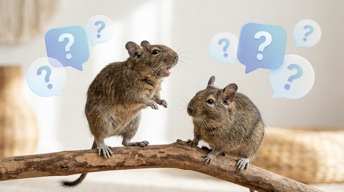 デグーの怒り鳴きに関するよくある質問