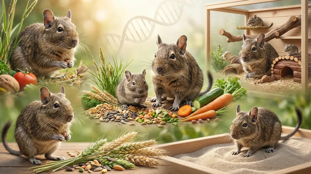 デグーの大きさに影響する5つの要因