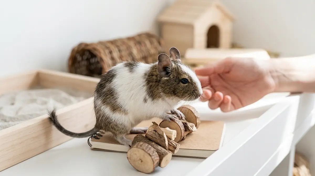 パイドデグーをお迎えする際のチェックポイント