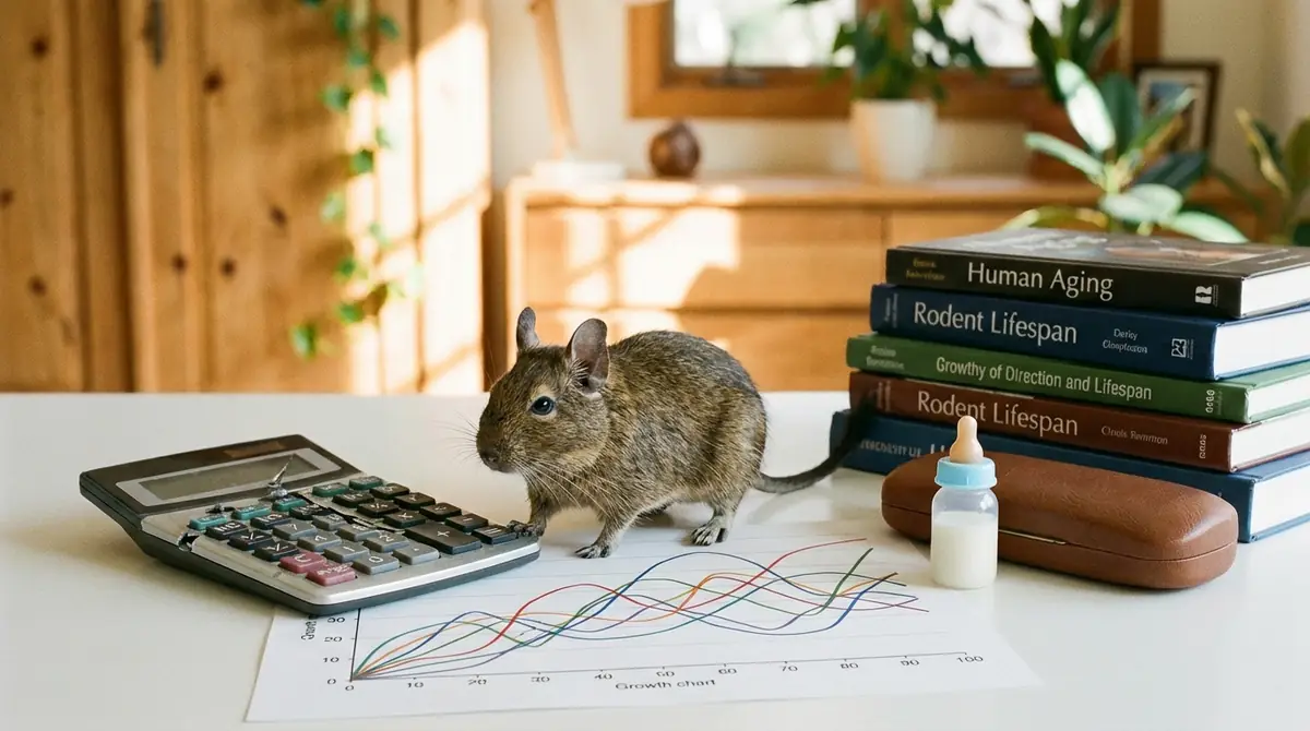 デグーの年齢換算が単純計算できない理由