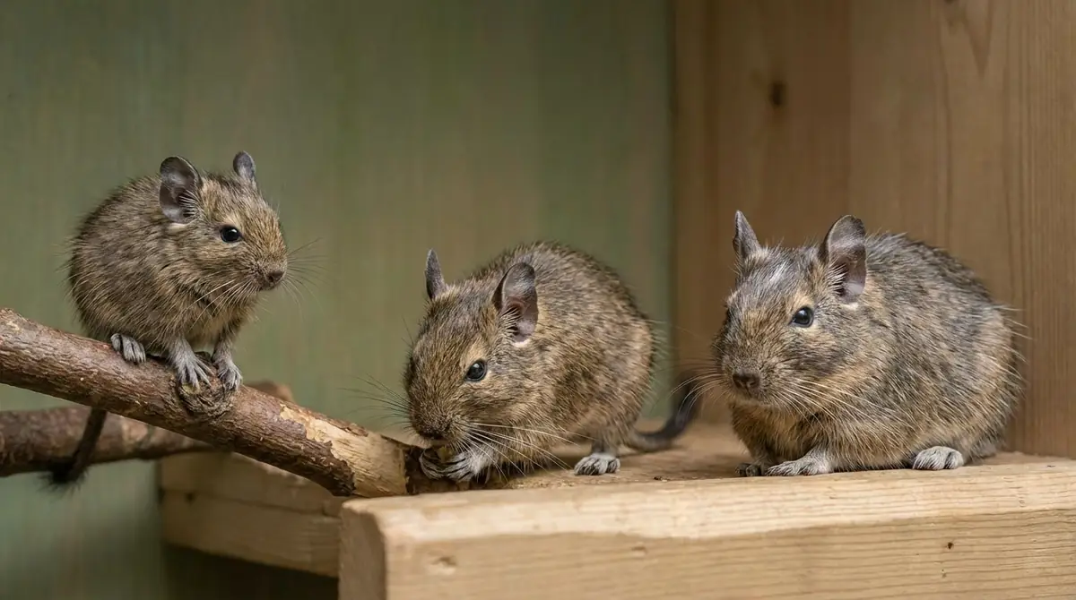 デグーのライフステージ別特徴【人間換算年齢の目安】