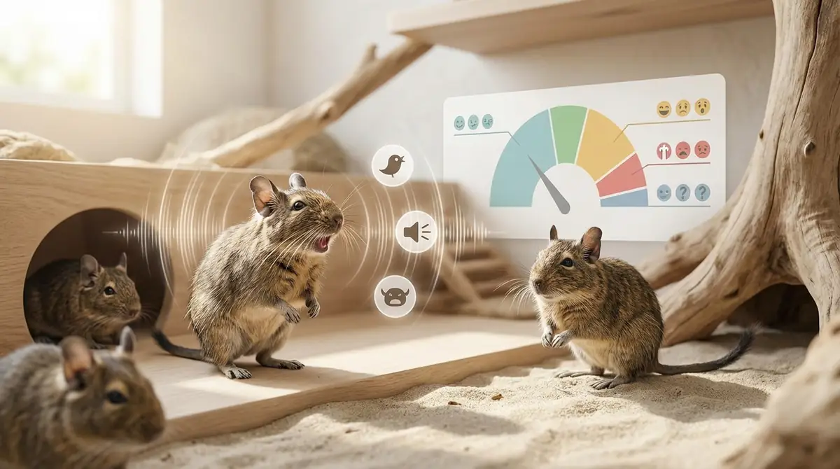 【早見表】デグーの鳴き声一覧と意味まとめ