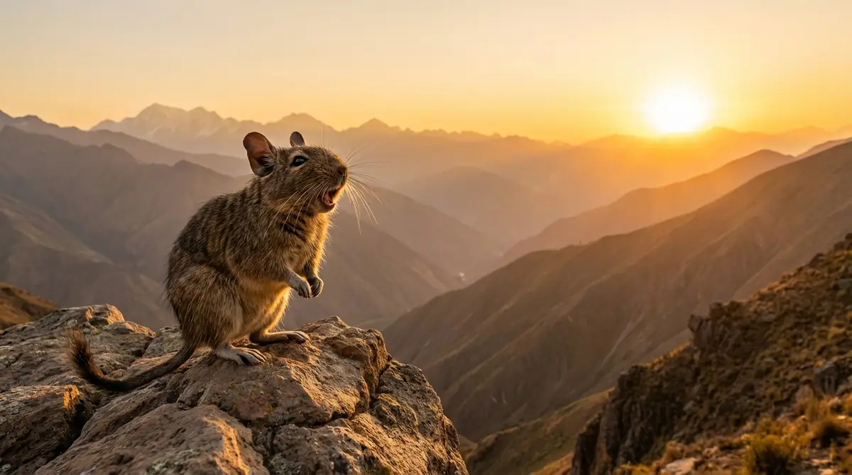 デグーが「アンデスの歌うネズミ」と呼ばれる理由