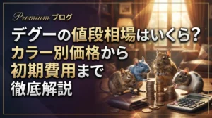 デグーの値段相場はいくら？カラー別価格から初期費用まで徹底解説
