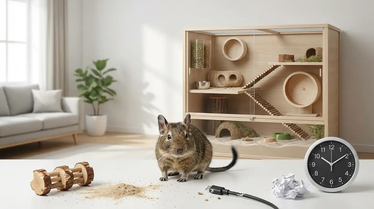 デグー飼育で覚悟すべき5つのデメリット