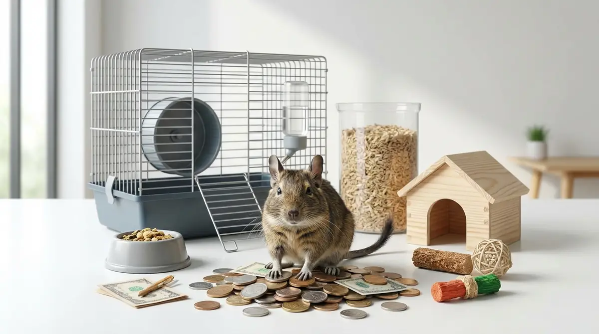 デグーの初期費用は総額いくら？本体以外にかかるお金