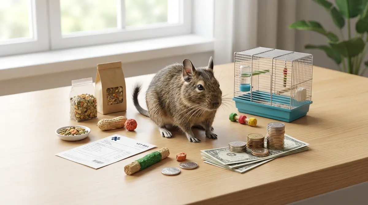 デグーを飼う前に知っておくべき費用の話