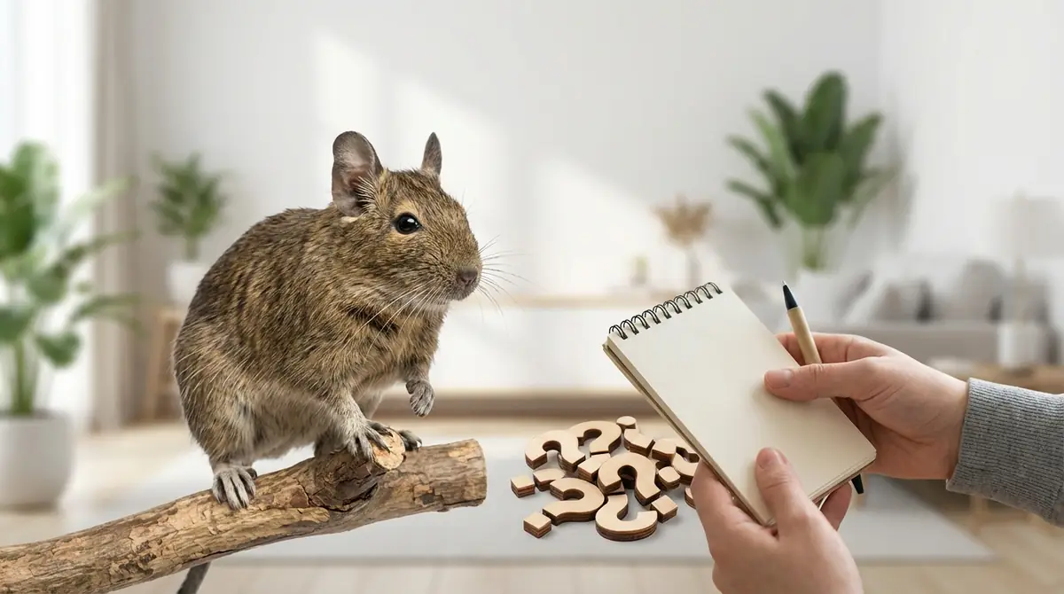 デグーを飼う前によくある質問