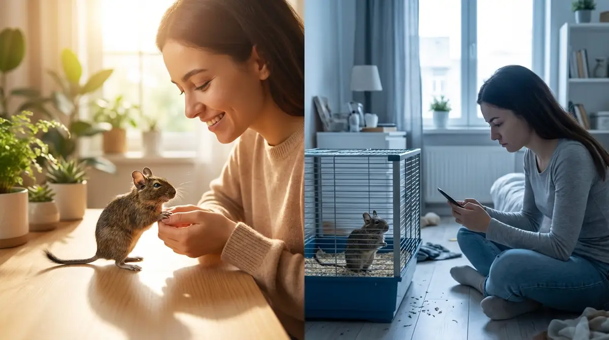 デグーを飼うのが向いている人・向いていない人