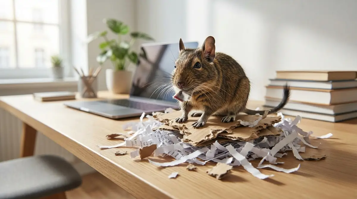 デグーがむかつく行動をする5つの原因と習性