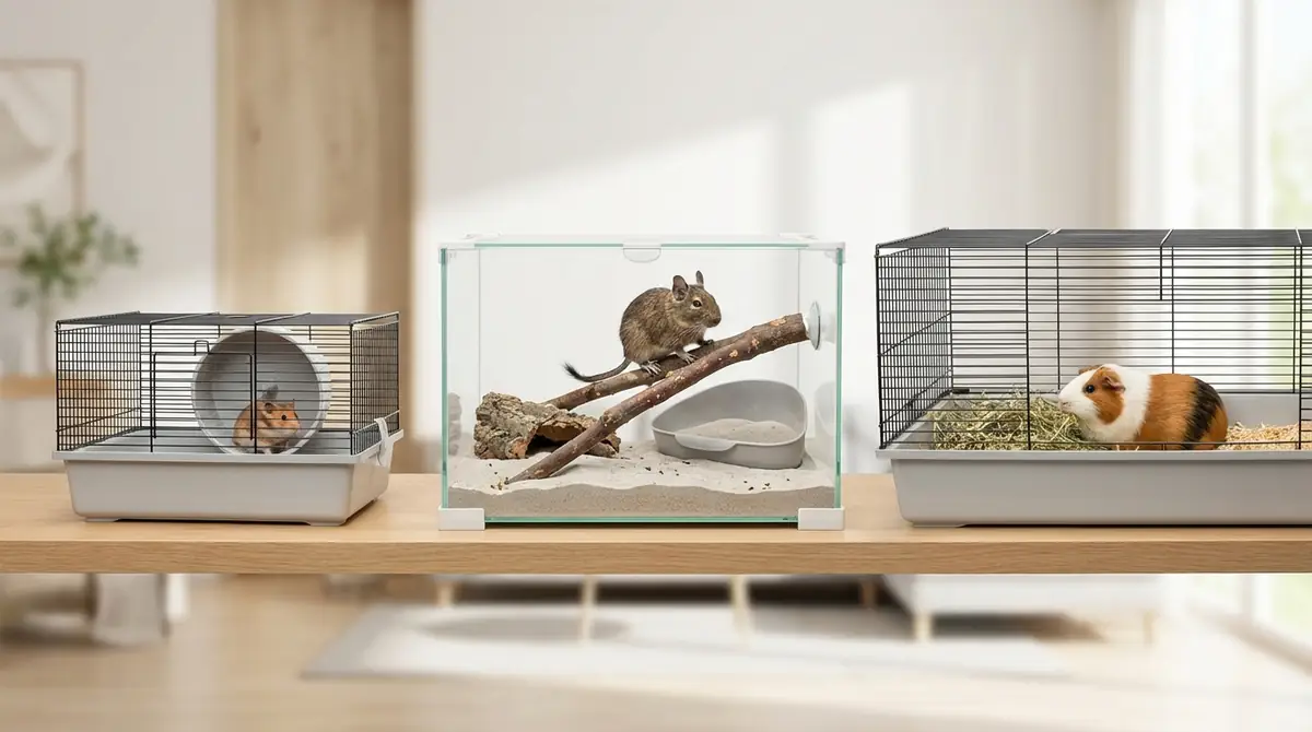 デグーと他の小動物を比較｜飼育の大変さはどう違う？