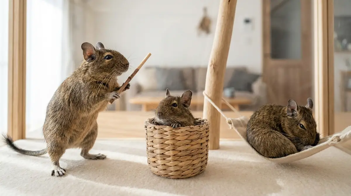 【レア行動編】見られたらラッキー!デグーの珍しい面白い行動5選