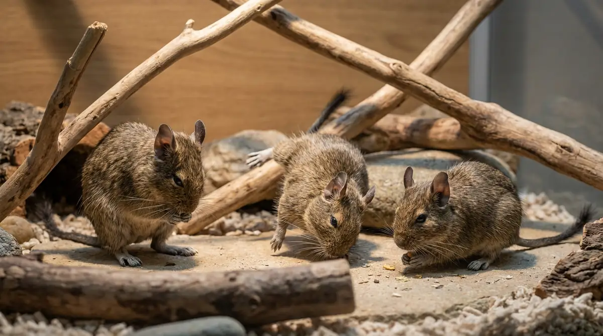 【要注意】面白いけど実は心配なデグーの行動3選と対処法