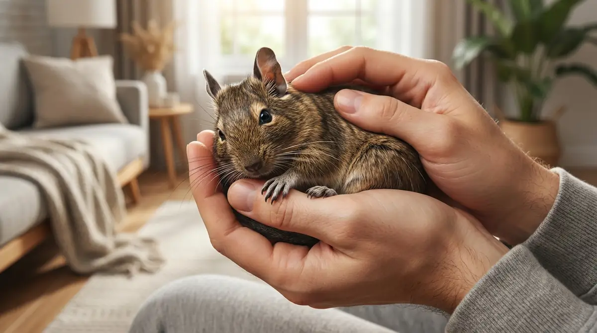 【結論】デグーの懐きすぎは愛情の証|ただし分離不安との見極めが重要