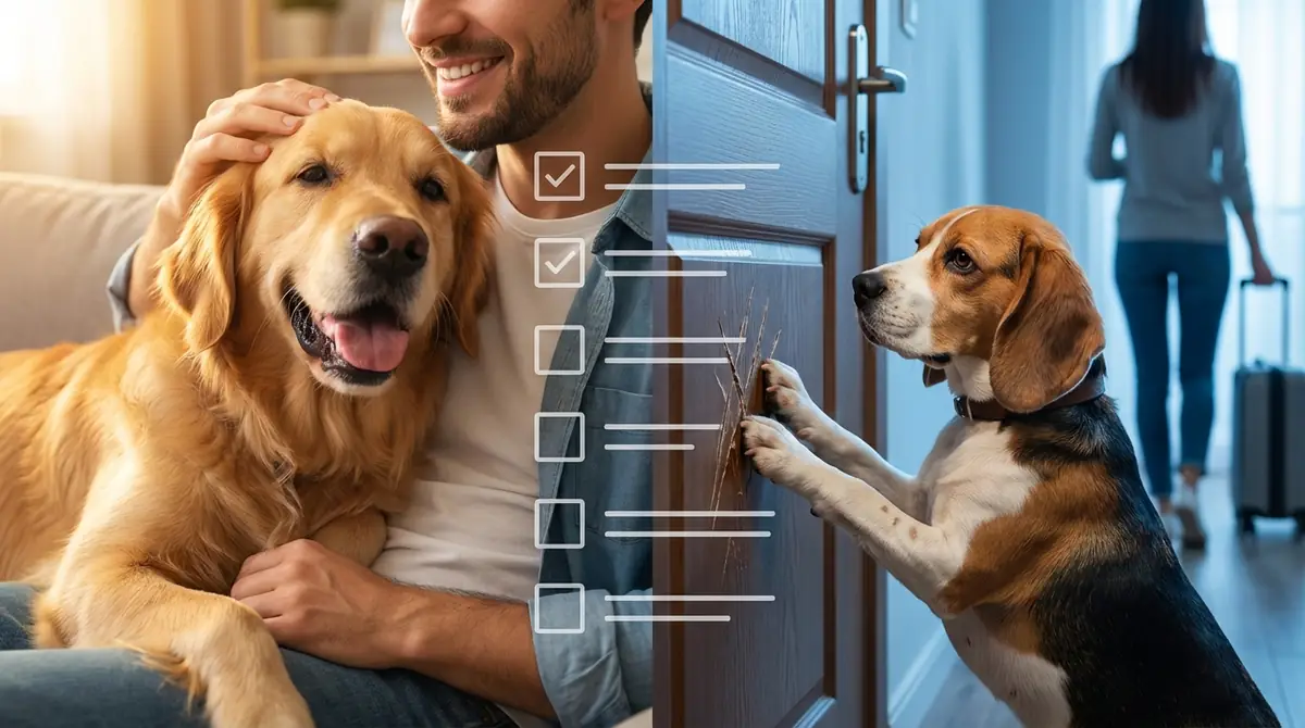 「懐きすぎ」と「分離不安」の見分け方チェックリスト