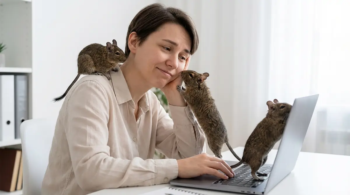 デグーの懐きすぎで困るときの5ステップ対処法