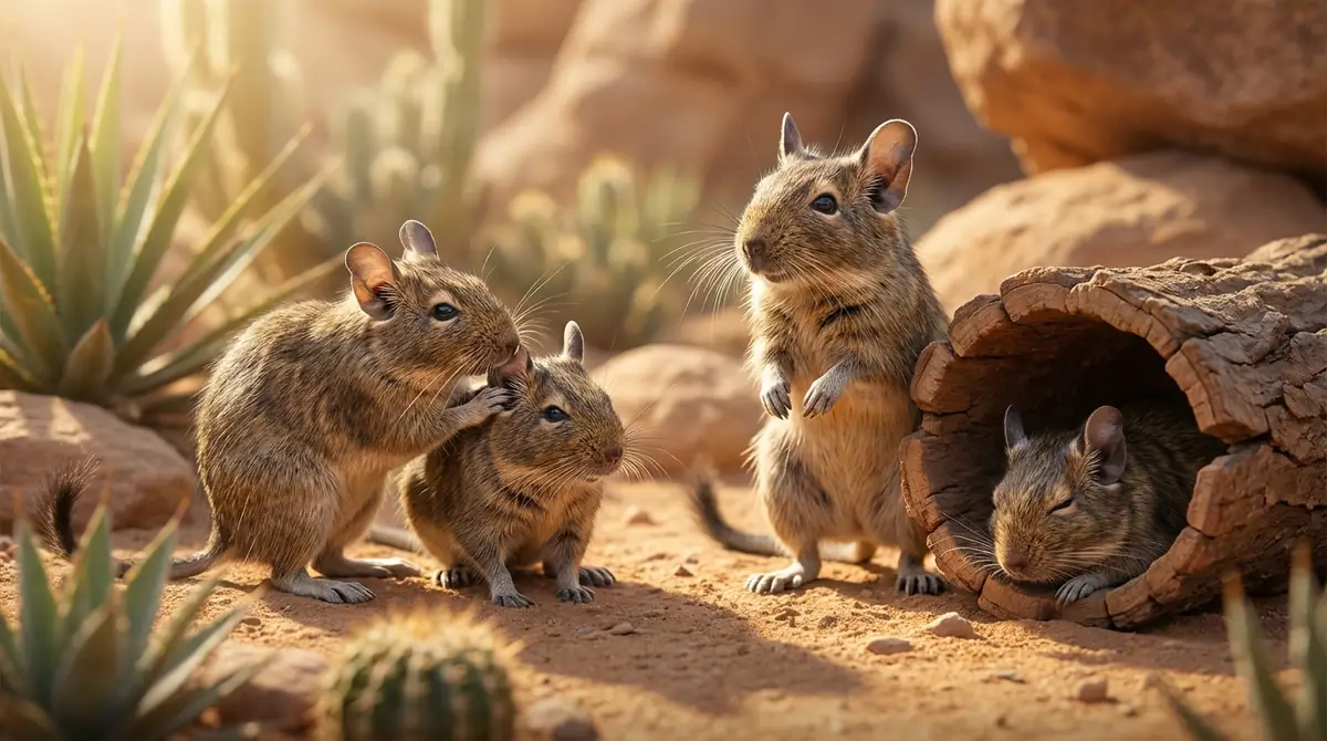 デグーの習性から読み解くかわいい行動の秘密